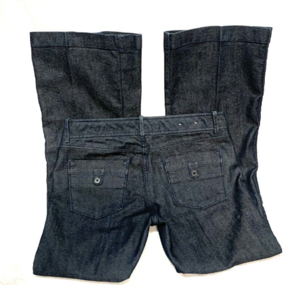 Banana Republic Women Straight Jeans Size 8P | 29 Blue Denim Pants 5 Pockets